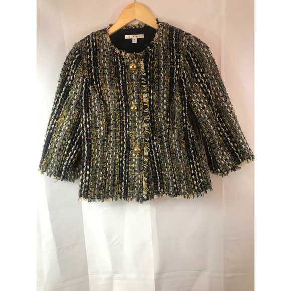 CAbi Jackets & Blazers - CABi :Paris Boucle Tweed Blazer Fully Lined Size: S